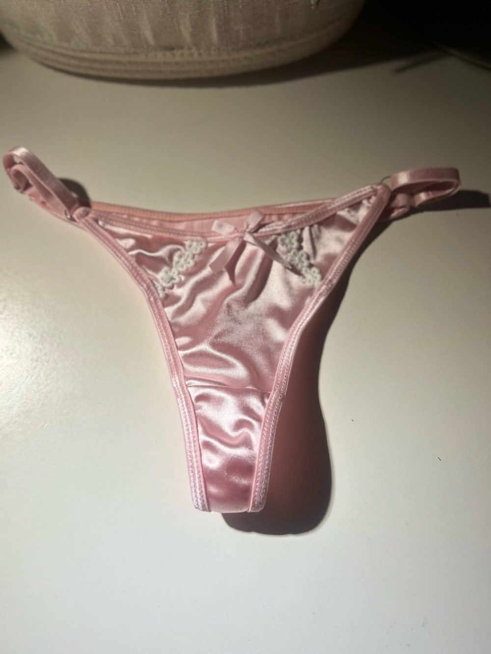 SHEIN Pink Satin